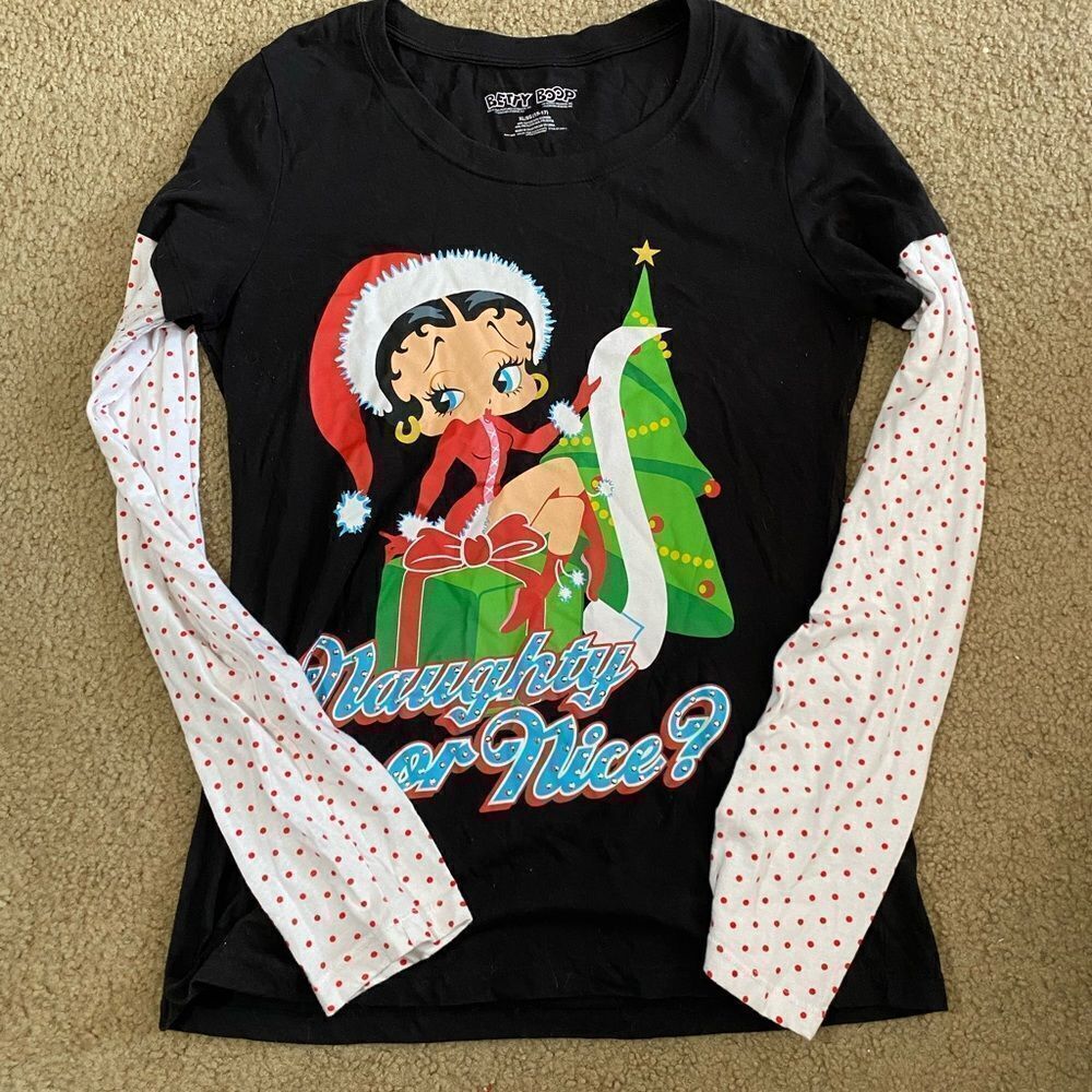 Betty Boop Christmas Tshirt